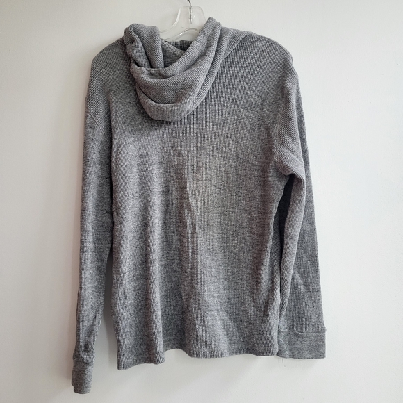 POLO Ralph Lauren Grey Knit Pull Over Cotton Hoodie In size XL - Picture 5 of 11